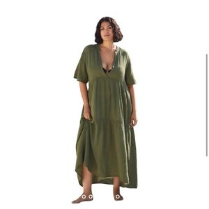 ANTHROPOLOGIE The Kallie Flowy Maxi Dress *see description